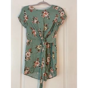 NEW Gianni Bini Mint Floral Romper | Size S